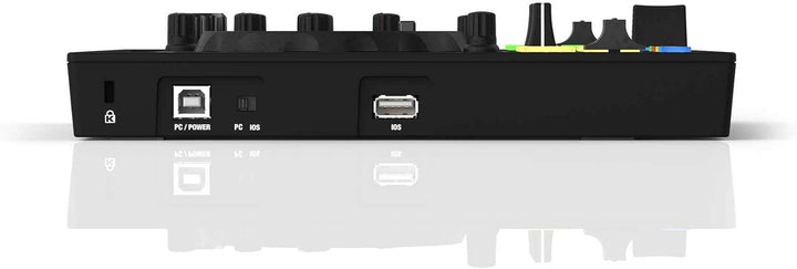 Reloop Buddy Kompakter 2-Kanal DJ Controller für Algoriddim DJay auf iOS, PadOS, Android, Mac und PC