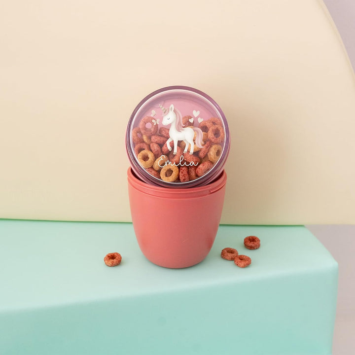 Bärenfreunde Mepal Müslibecher personalisiert, Pot Joghurtbecher, to go Becher, Geeignet für Tiefküh