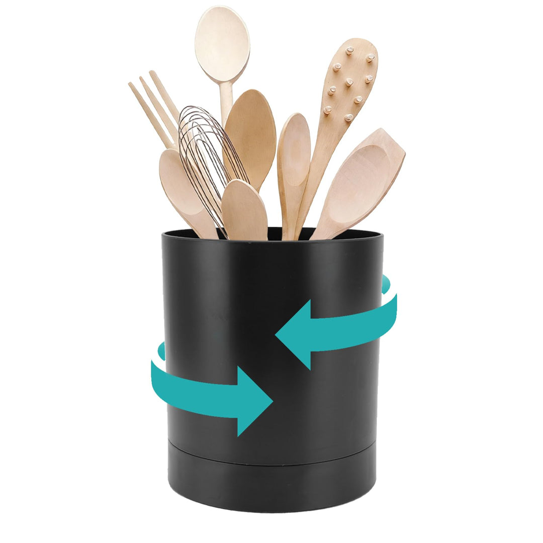 OUKENS Utensilienhalter Küche, Küchenutensilienhalter, 360 Grad drehbar Drehbar Küchencontainer Uten