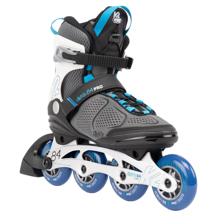 K2 Damen Alexis 84 Pro Inline Skates EU: 41.5 (UK: 7.5 / US: 10) grey - blue, EU: 41.5 (UK: 7.5 / US
