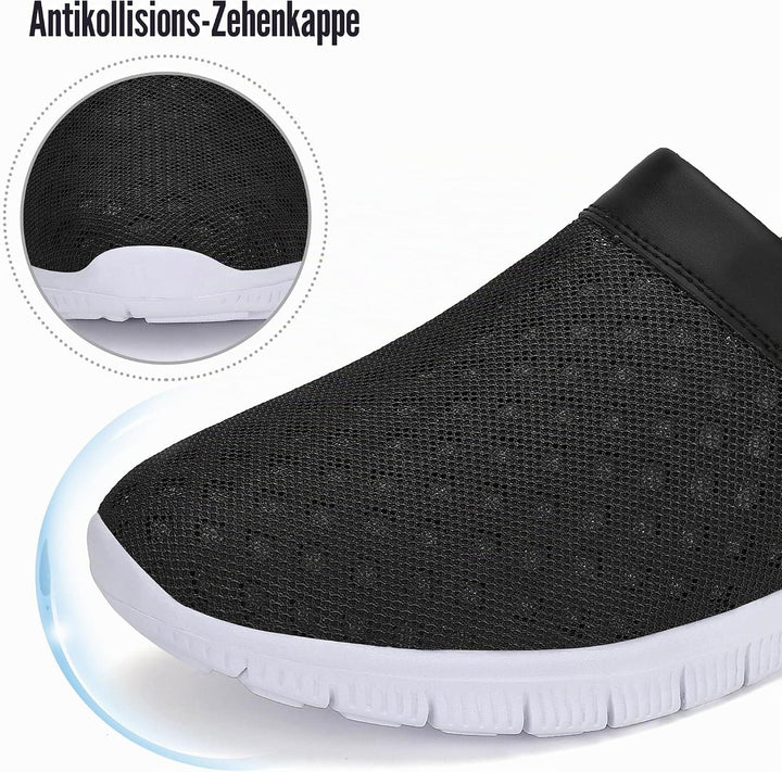SAGUARO Sommer Clogs Herren Gartenschuhe Damen Hausschuhe Leicht Pantolette rutschfest Badelatschen