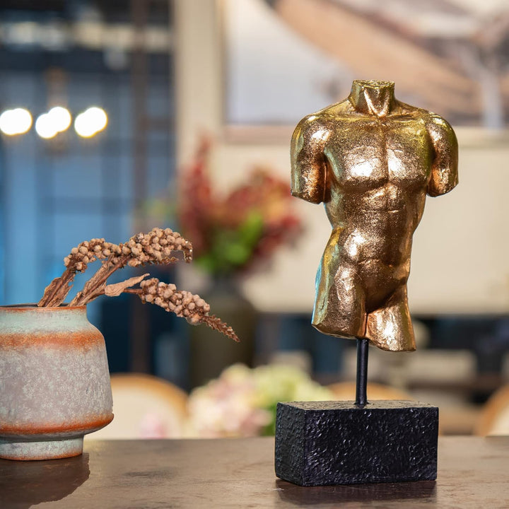 Guichifun Skulpturen Heimdekoration Büste männliche Statue – Figur Harzdekoration Moderne dekorative