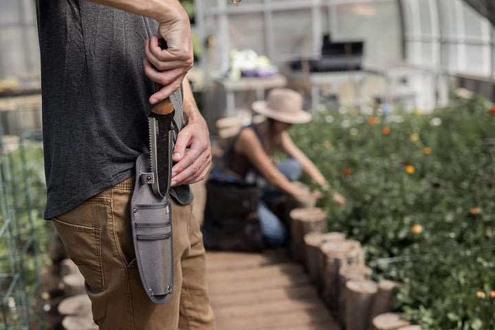 Pflanzmesser, Hori-Hori Gartenwerkzeug, Rostfrei mit Scheide - Barebones Living