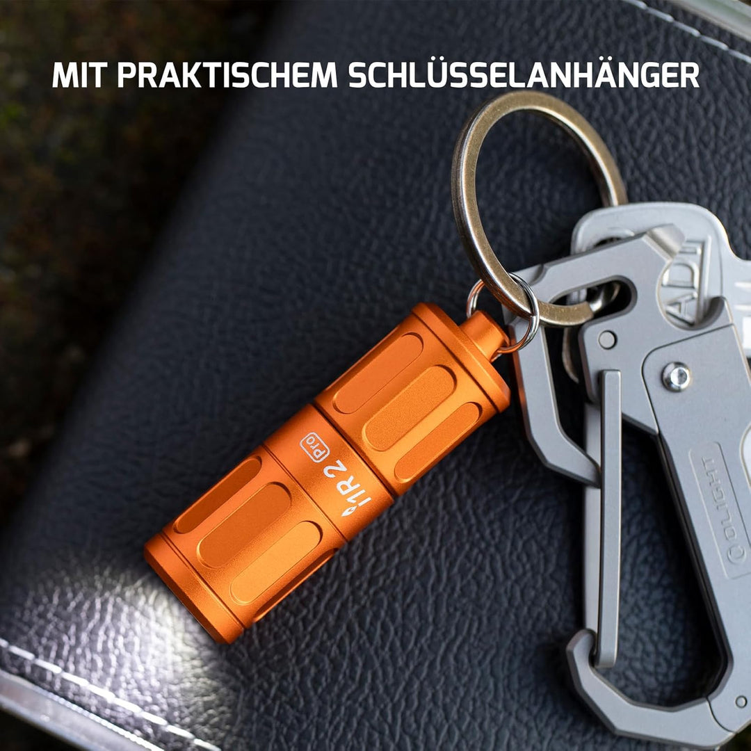 OLIGHT I1R II Pro EOS Mini LED Taschenlampe 180 Lumen Superhelle USB-Aufladbare Handlampe Schlüsselb