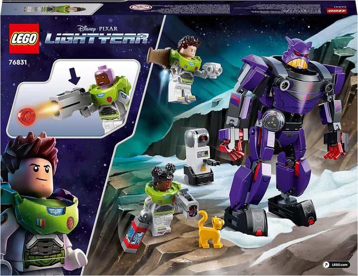 LEGO 76831 Disney and Pixar’s Lightyear Duell mit Zurg Weltraum-Spielzeug zum Bauen ab 7 Jahre, mit
