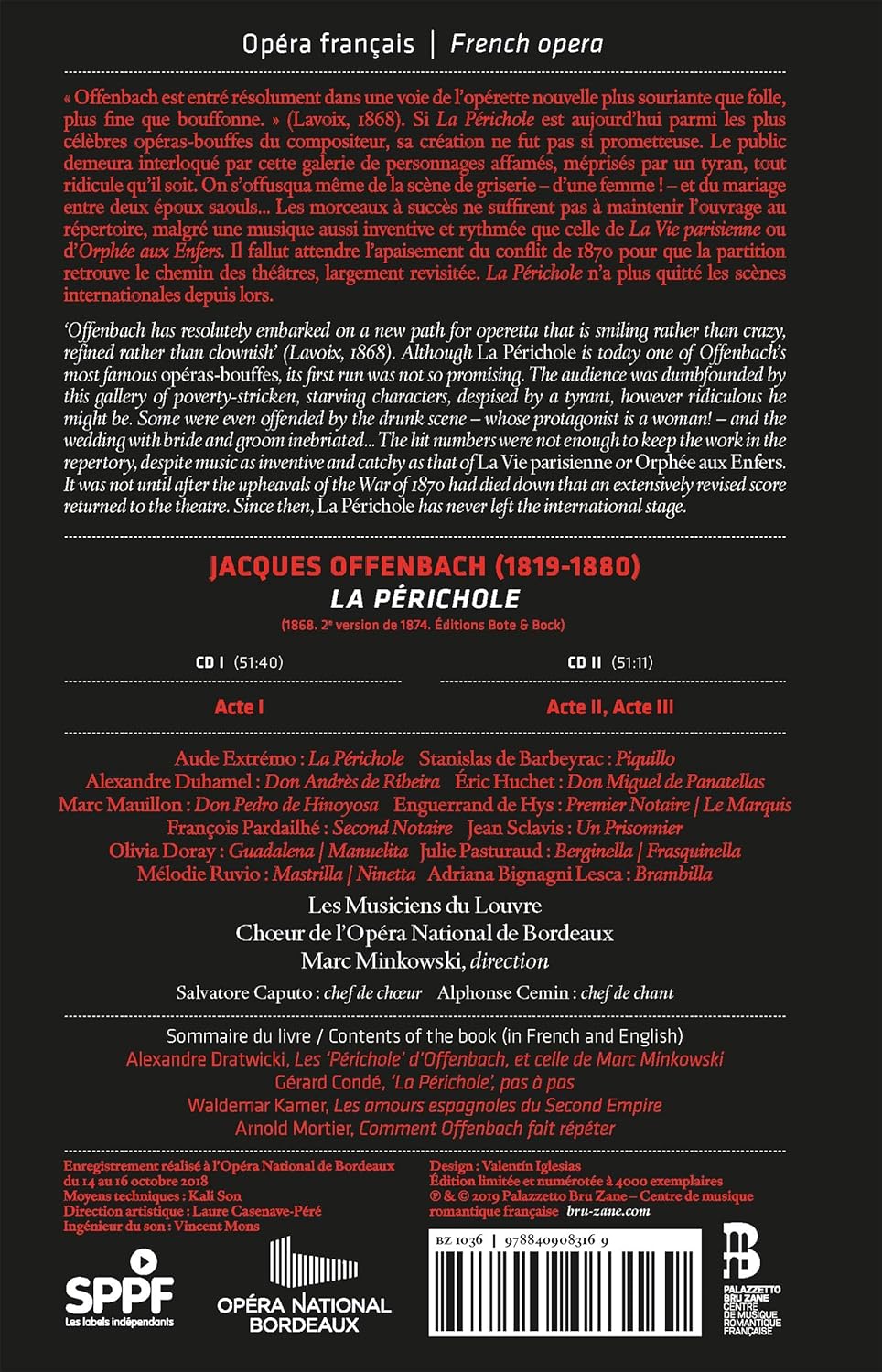 Offenbach: La Périchole Buch), Audio-CD