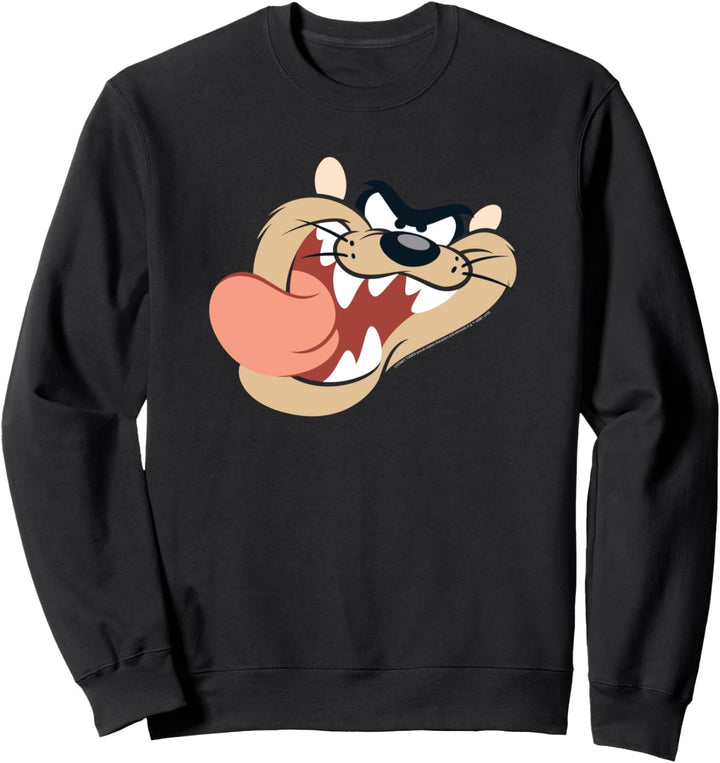 Looney Tunes Tasmanian Devil Face Sweatshirt