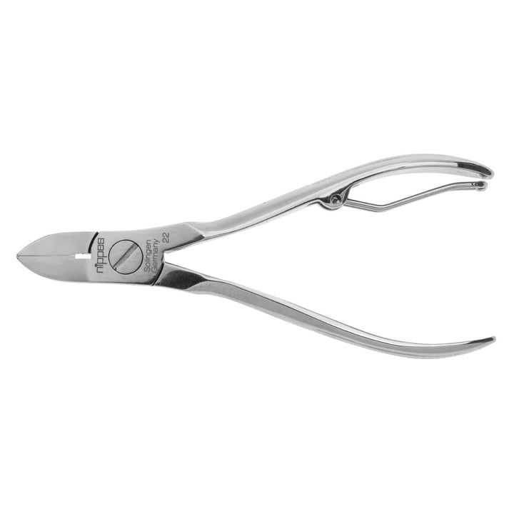 nippes Solingen Nagelzange für starke Fussnägel, 10 cm, Vernickelter Stahl, Profi Nagelzange für die