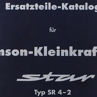 Ersatzteilkatalog, Ersatzteilliste - Simson Star, SR4-2 - Ausgabe: 1966