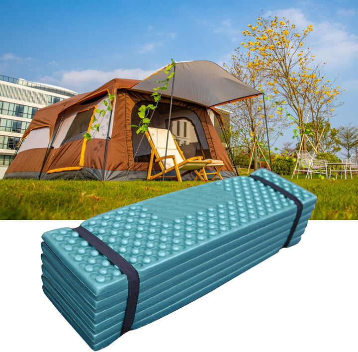 Verdickte Doppel-Eierkisten-Isomatte, Faltbare PVC-Isomatte für Outdoor-Camping, Ultraleichte Tragba