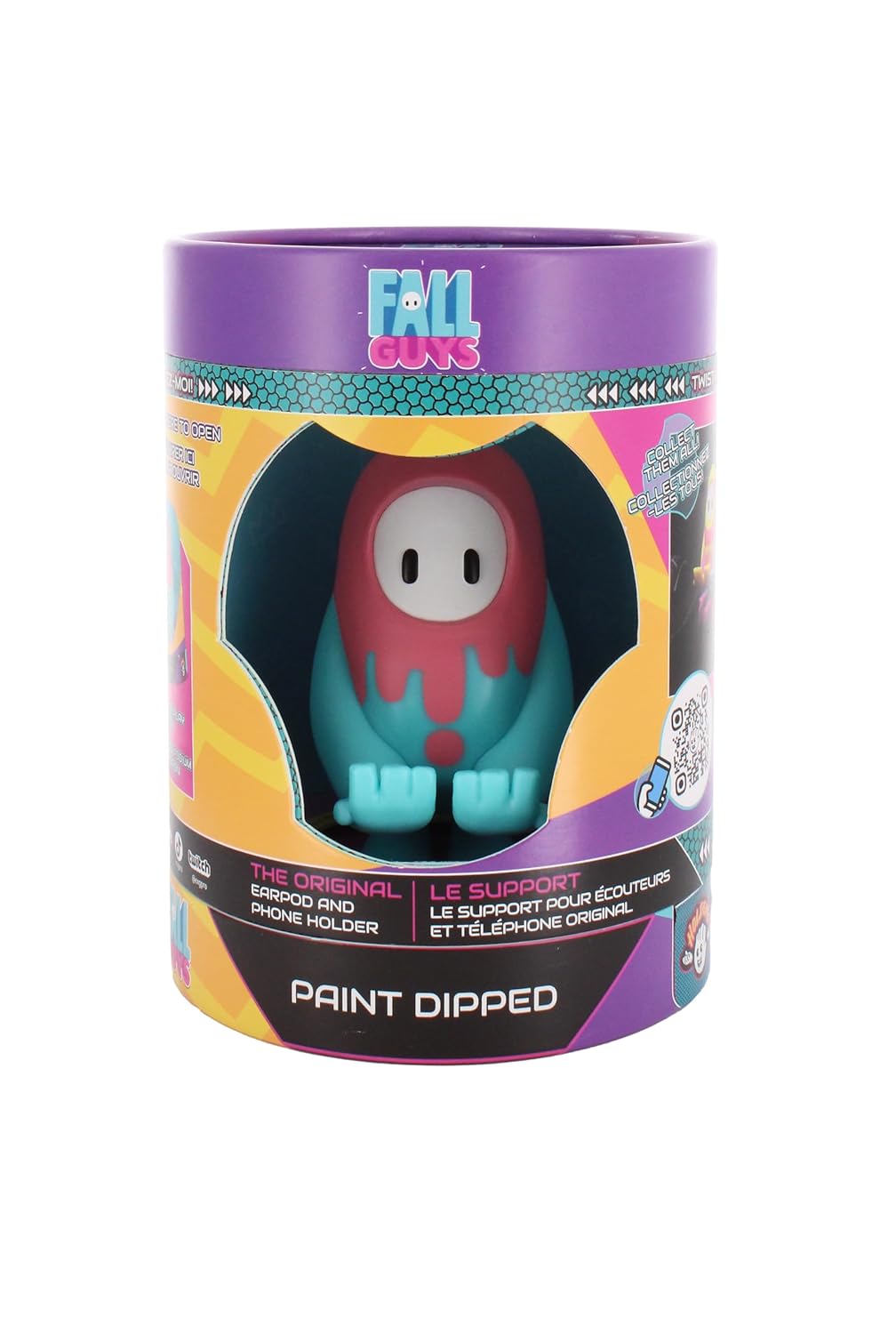 Cableguys Minis Fall Guys Paint Dipped Handy Ständer & Ohrhörerhalter - Handyhalter für Schreibtisch