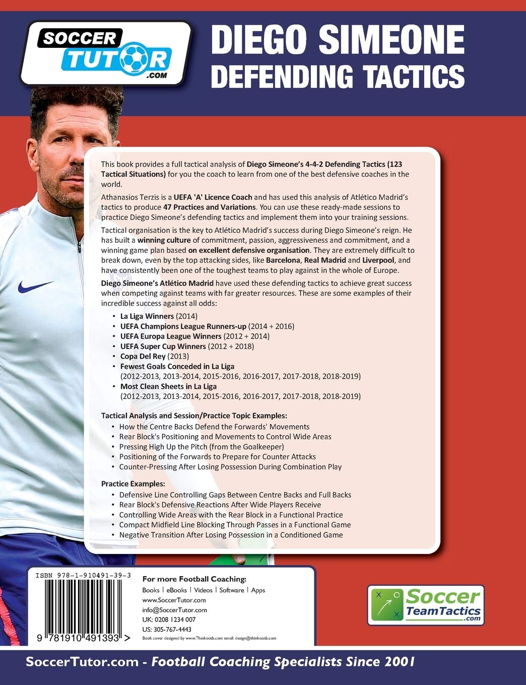 Diego Simeone Defending Tactics - Tactical Analysis and Sessions from Atlético Madrid's 4-4-2 (Diego