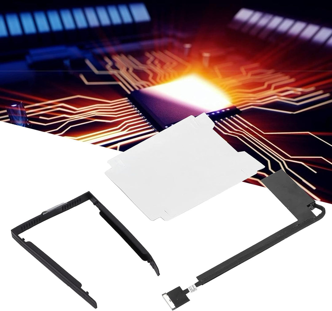 Annadue 2,5-Zoll-SATA-Festplattenrack, Festplattenfach Zinnfolienpapier-Set für Thinkpad P50 P51, Fe