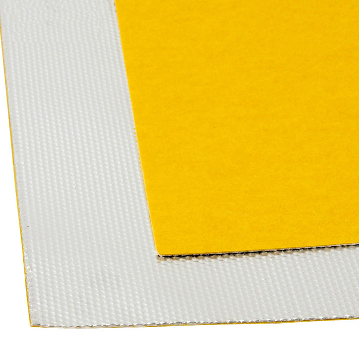 100x100cm Hitzeschutz Matte Folie selbstklebend Gewebe Alu Fiberglas ca. 1000°C