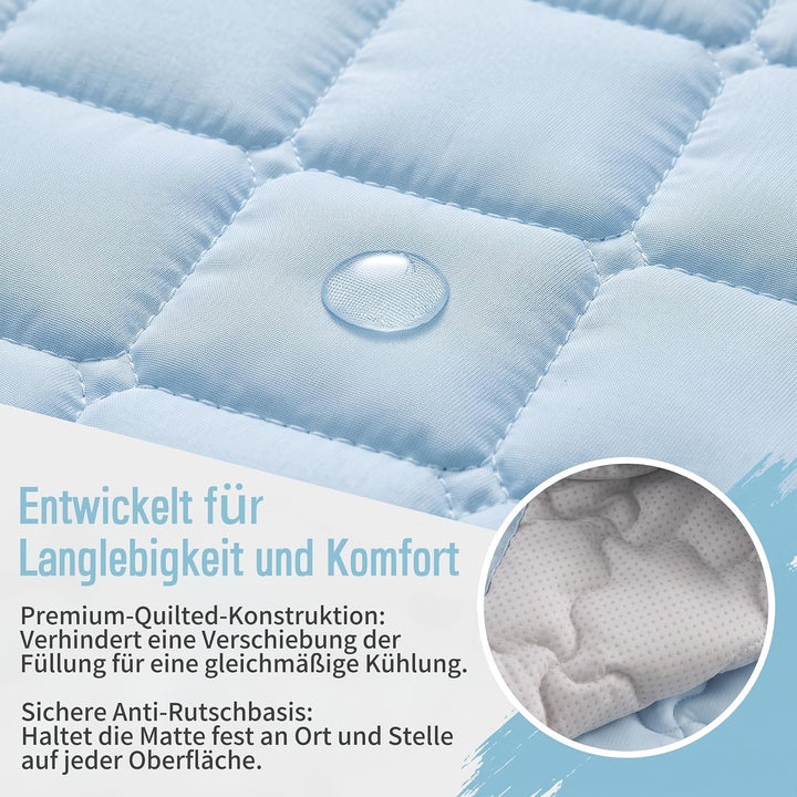 Sommer-Kühlmatte für Haustiere, 61 * 45CM Kühlmatte für Katzen und Hunde | Tragbare und Waschbare Kü