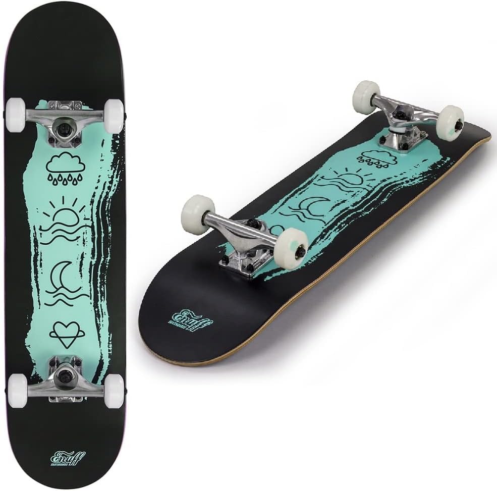 Enuff Skateboards Icon Complete Skateboard 7.75 " Grün (verde), 7.75 " Grün (verde)