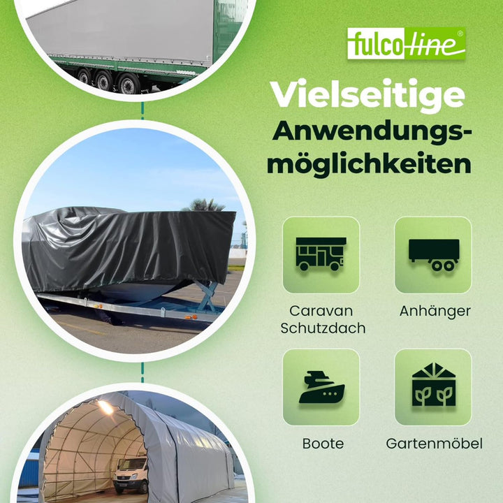 LKW Plane, 700 g, Abdeckplane, PVC Plane, Ösen alle 50 cm mit Saum auf Wunschmass, Sonderanfertigung