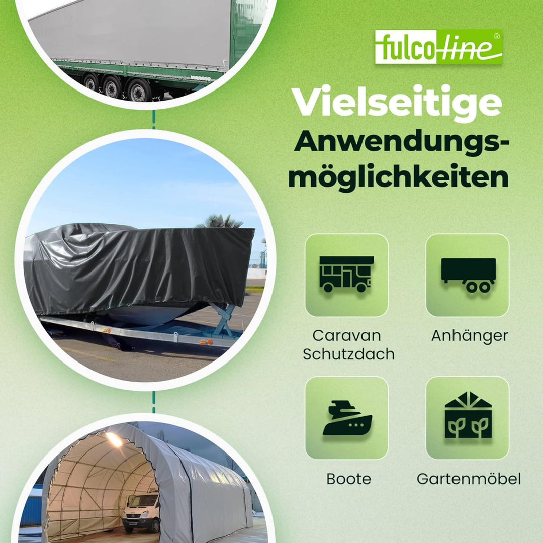 LKW Plane, 700 g, Abdeckplane, PVC Plane, Ösen alle 50 cm mit Saum auf Wunschmass, Sonderanfertigung