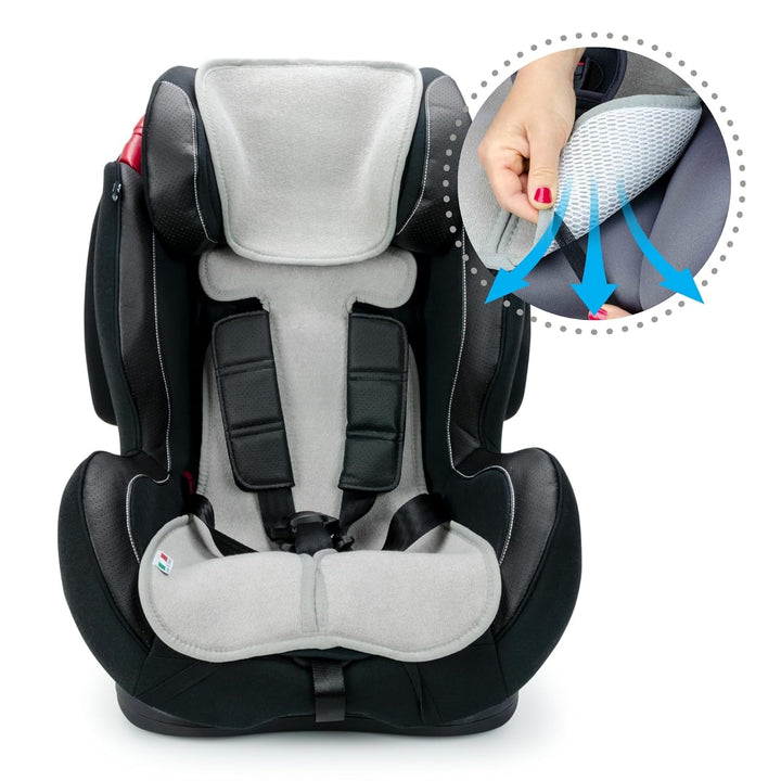 baby idea Universal-Autositzbezug AIR MESH 3D 9/36 Kg mit atmungsaktivem, erfrischendem und antibakt