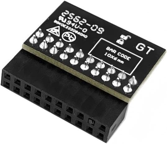 JINTAI TPM 2.0-Modul LPC 20-Pin-Fernkarte Verschlüsselungssicherheitsplatine Zubehör für Gigabyte-Mo