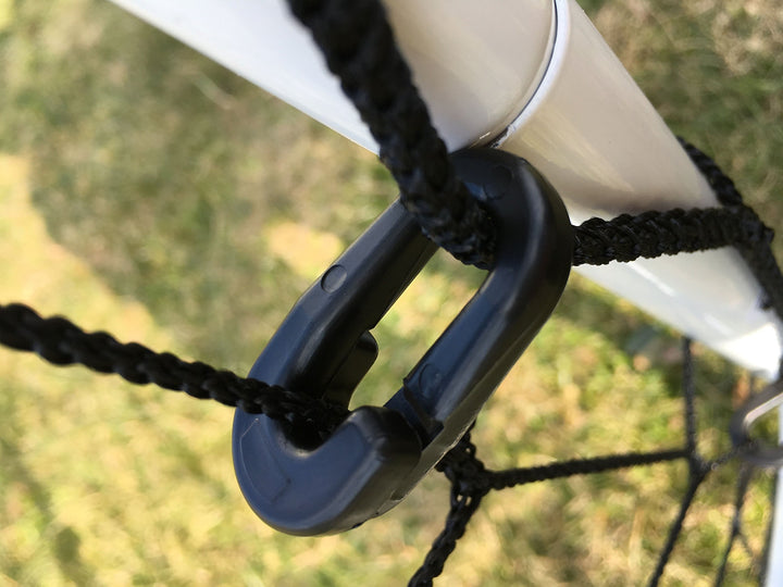 Quicklinks UV-Beständig, für Sportnetze. 40 Stück Schwarz, 40 Stück Schwarz