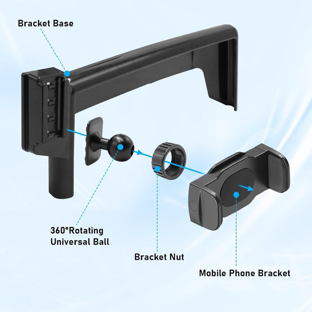 TTCR-II Kompatibel mit BMW X1 Handyhalterung, Brauch Passt Basis für BMW X1 F48 2016-2019/X2 F39 201