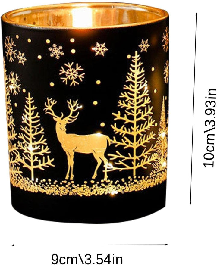 Weihnachten Duftkerzen Geschenk | Weihnachten Rentier Dekor Rauchfreie Kerzen Duft | Romantische Wei