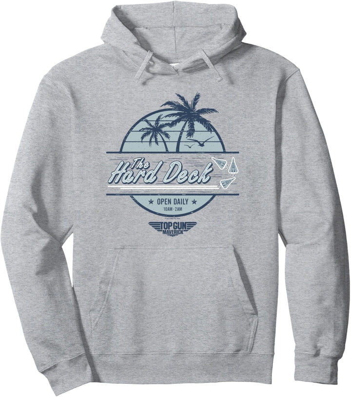 Top Gun: Maverick The Hard Deck Palm Trees Logo Pullover Hoodie