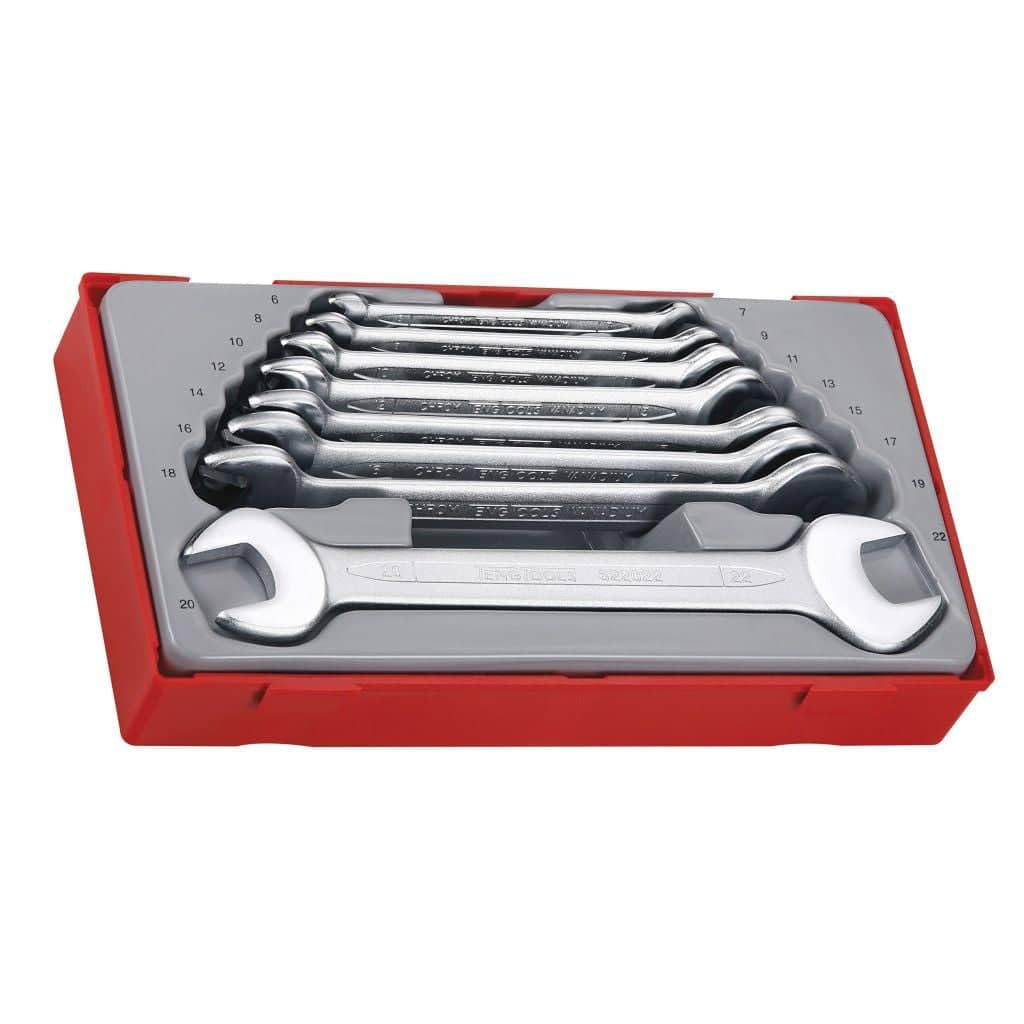 Teng - TT6208 8 Stück Metric Maulschlüssel Set - TENTT6208