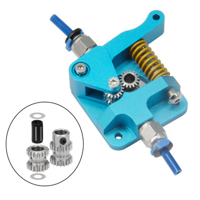 Zeberoxyz Upgrade Direct Drive Support Plate mit 3 POM-Riemenscheiben mit Dual Gear Extruder Kit,Dua