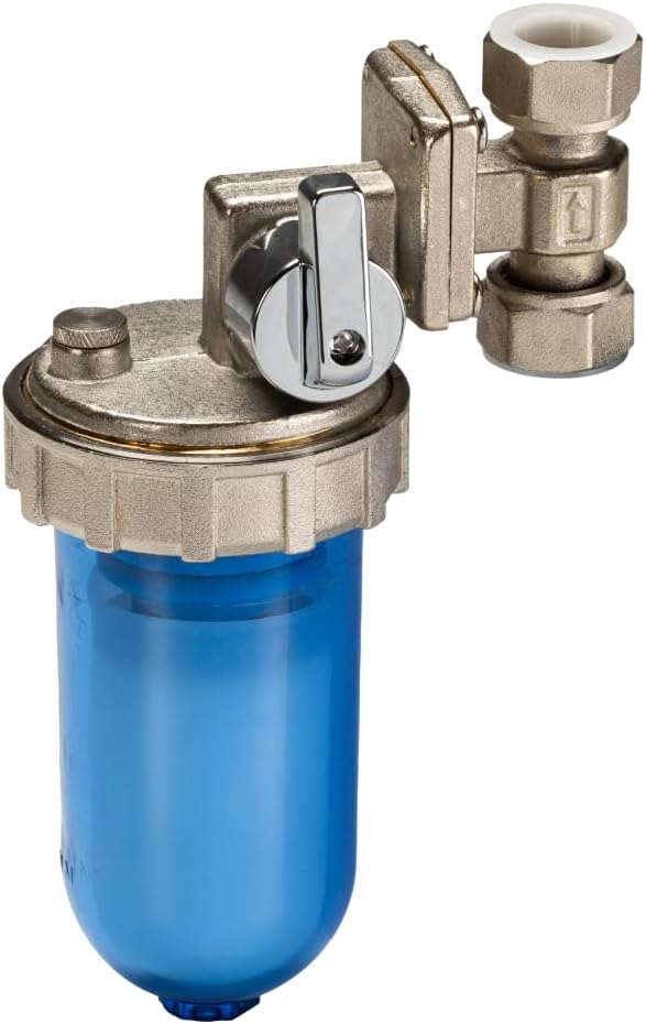 WK Drehbarer Polyphosphatspender mit By-Pass-Wasserhahn und Tablette im Lieferumfang enthalten.