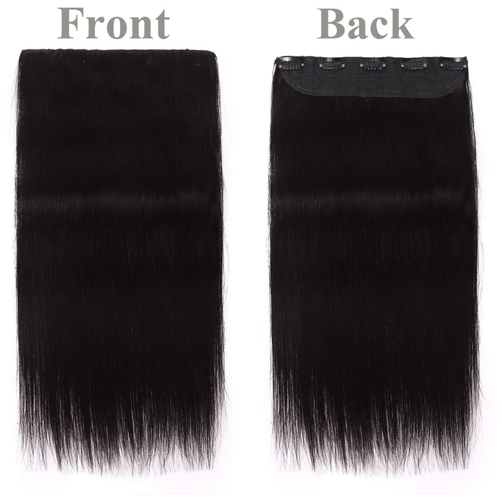 SEGO Haarverlängerungen Clip in Extensions DICKER 7A 100% Echtes menschliches Haar 1 Teilig 5 Clips