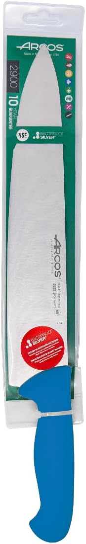 Arcos Serie 2900 - Kochmesser - Klinge Nitrum Edelstahl 300 mm - HandGriff Polypropylen Farbe Blau 3