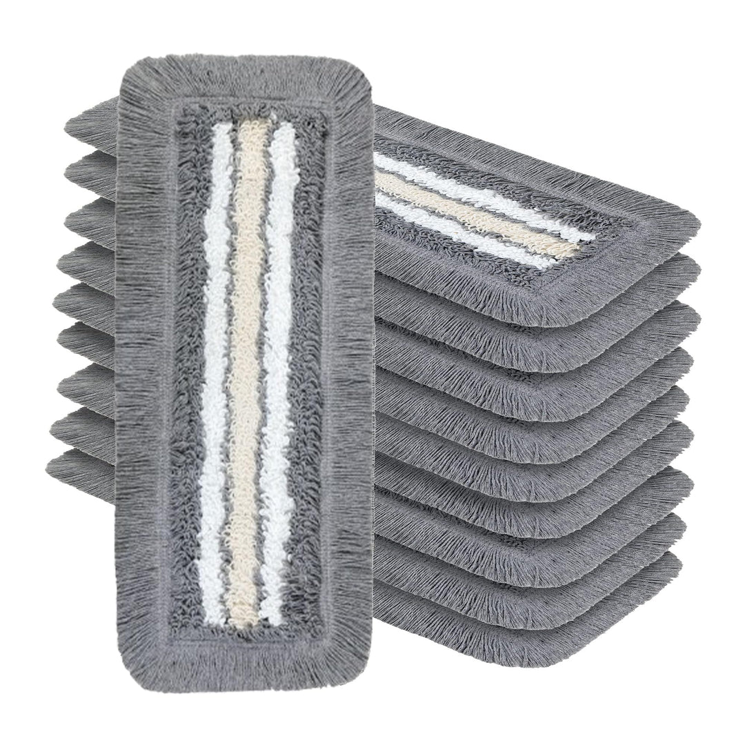 Okaei 10 Stück Wischmopp Bezug (40 cm) - Bodenwischer-Wischbezug für Krankenhäuser &amp; Pflegeeinrichtu