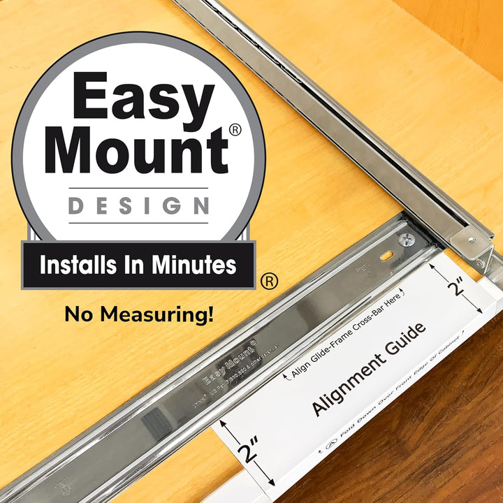 Lynk PROFESSIONAL® Gewürzregal-Organizer zum Herausziehen für Schrank, 21,6 cm Breite, ausziehbares