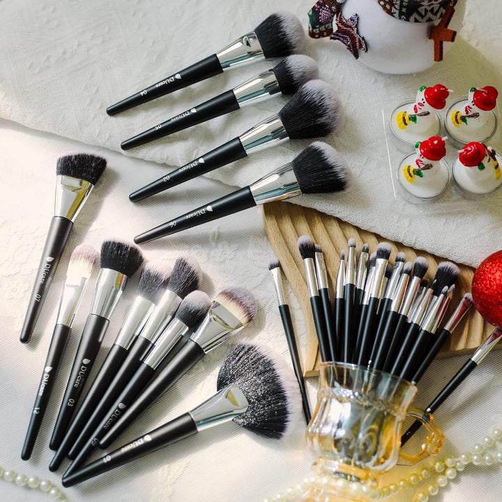 DUcare Professional Pinselset Makeup 32 Stücke Make up Pinsel Set Premium Synthetic Kabuki Foundatio