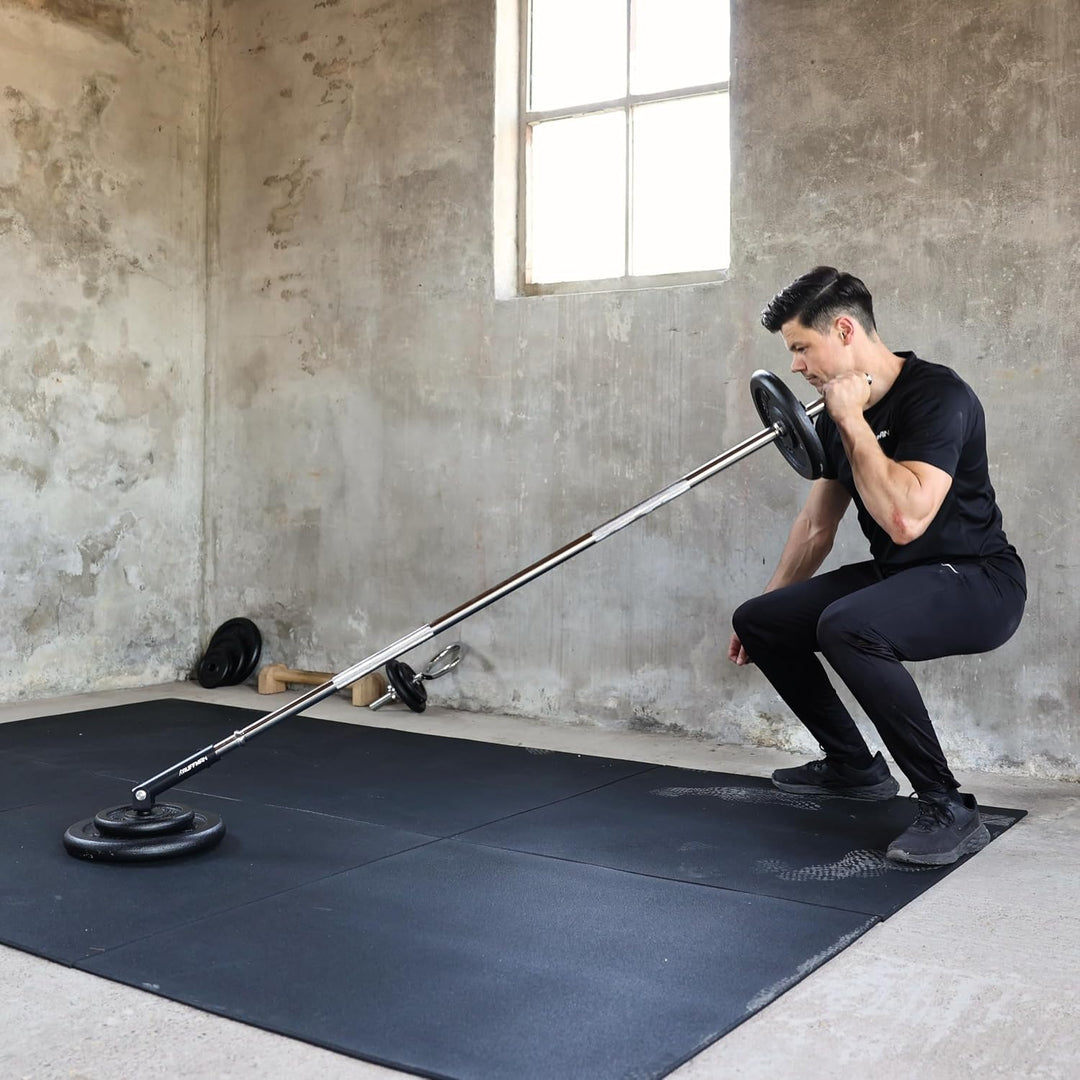 Ruffman Landmine support für Langhanteln 30mm – T Bar Row - Fitness Langhantel Rudergriff - Rückentr