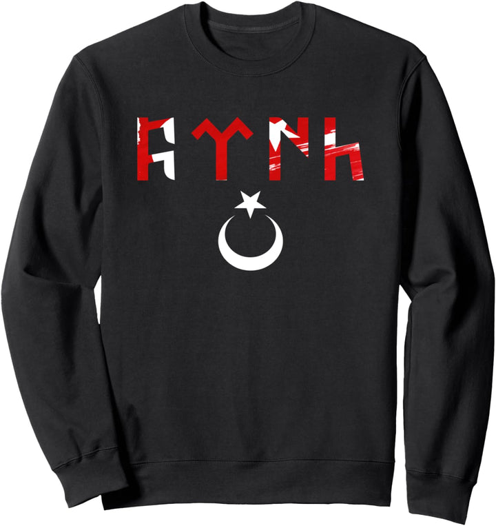 Bozkurt Göktürk Halbmond und ein Stern Türkei Flagge für Türkische Sweatshirt
