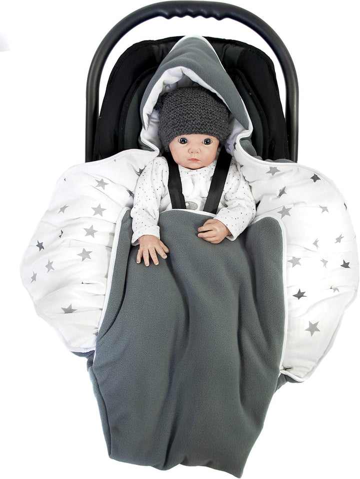HOBEA-Germany Fusssack Einschlagdecke für die Babyschale Babyschalenfusssack Kinderwagenfusssack Win