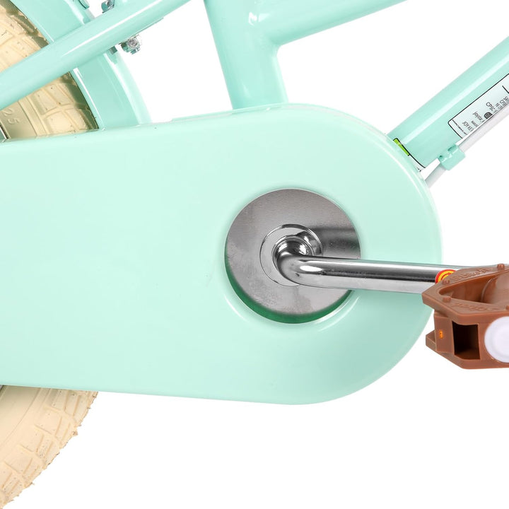 STITCH MANCHI 12/14/16/18 Zoll Kinderfahrrad mit Korb & Stabilisatoren für 2-9 Jahre alte Mädchen &