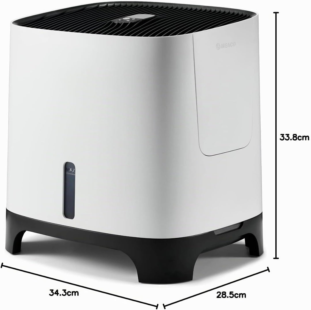 Meaco Armin 300 ml Verdunstungsbefeuchter – Luftbefeuchter Für Räume Bis 44 m², 2,4 L Tank, Geeignet