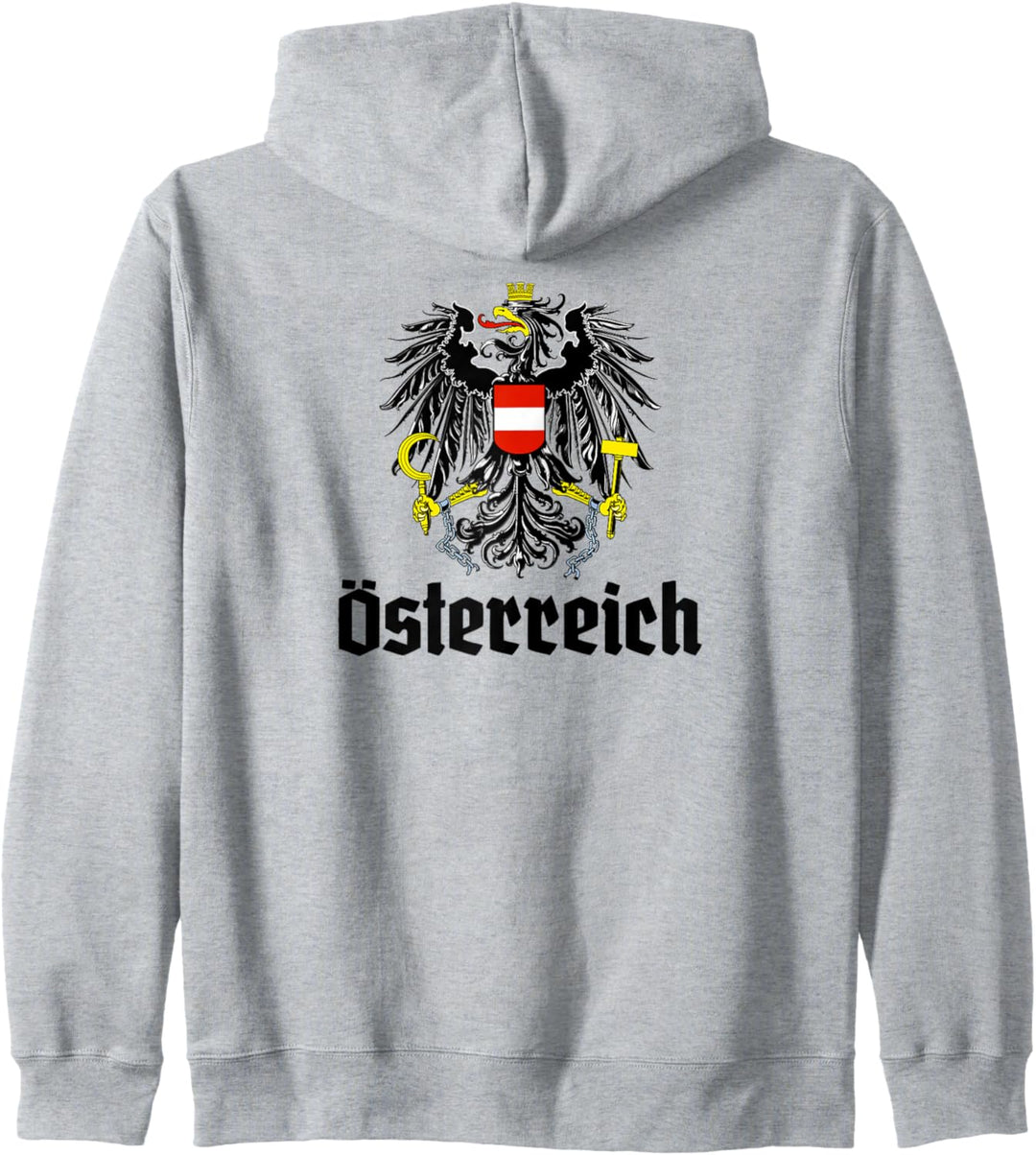 Österreich Influencer Rot Weiss Rot National Kapuzenjacke
