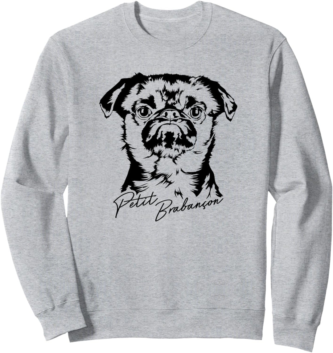 Petit Brabancon Hund Hunde Zwerggriffon Hundeportrait Sweatshirt