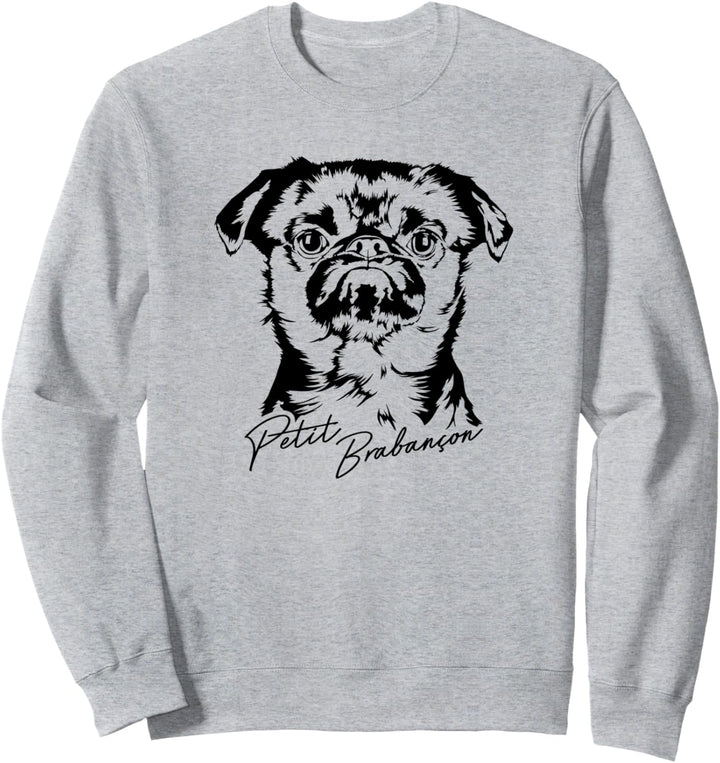 Petit Brabancon Hund Hunde Zwerggriffon Hundeportrait Sweatshirt