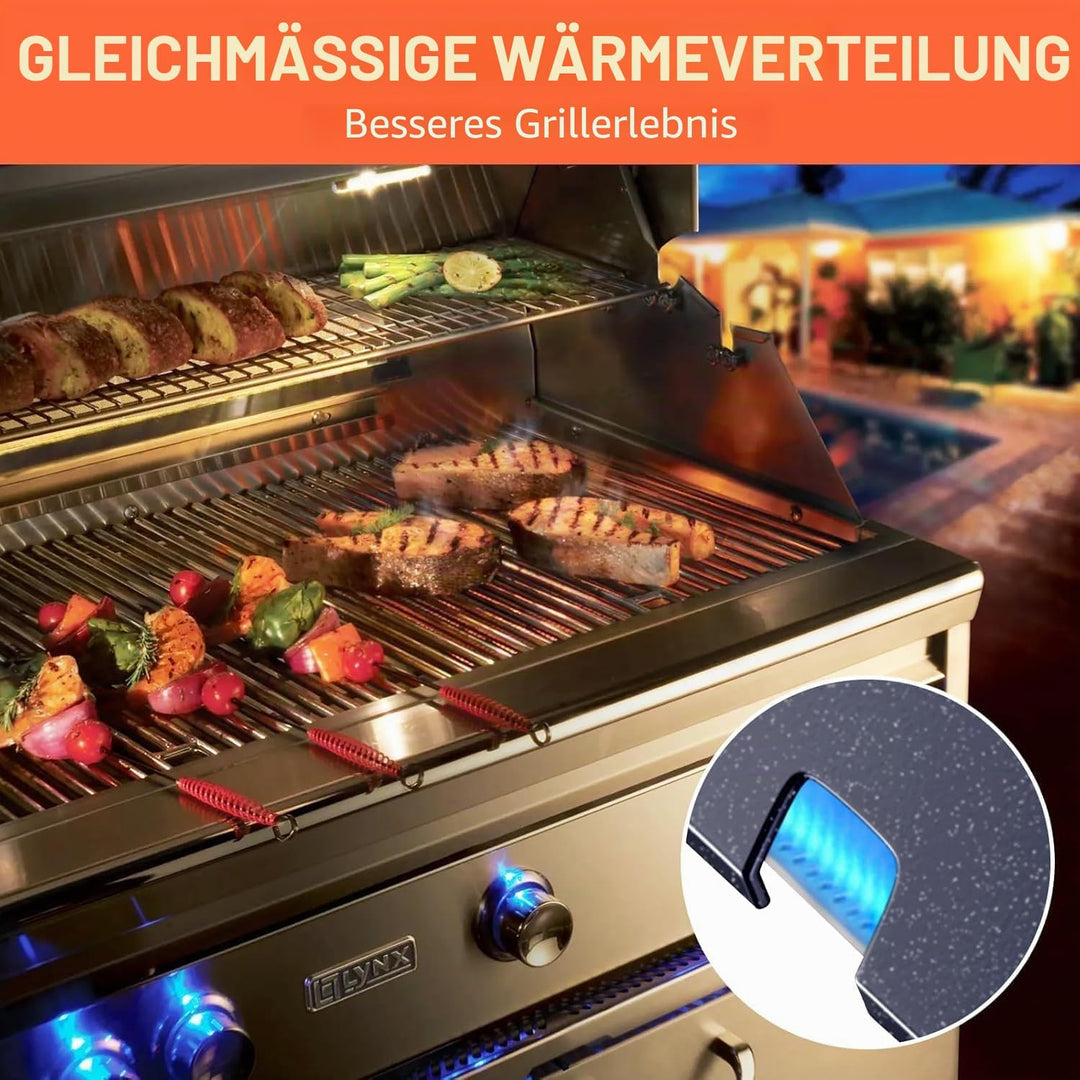 GFTIME 7635 38,9cm Flavorizer Bar für Weber Spirit I E210/220 & II E210/S210 (mit vorderen Brennerkn