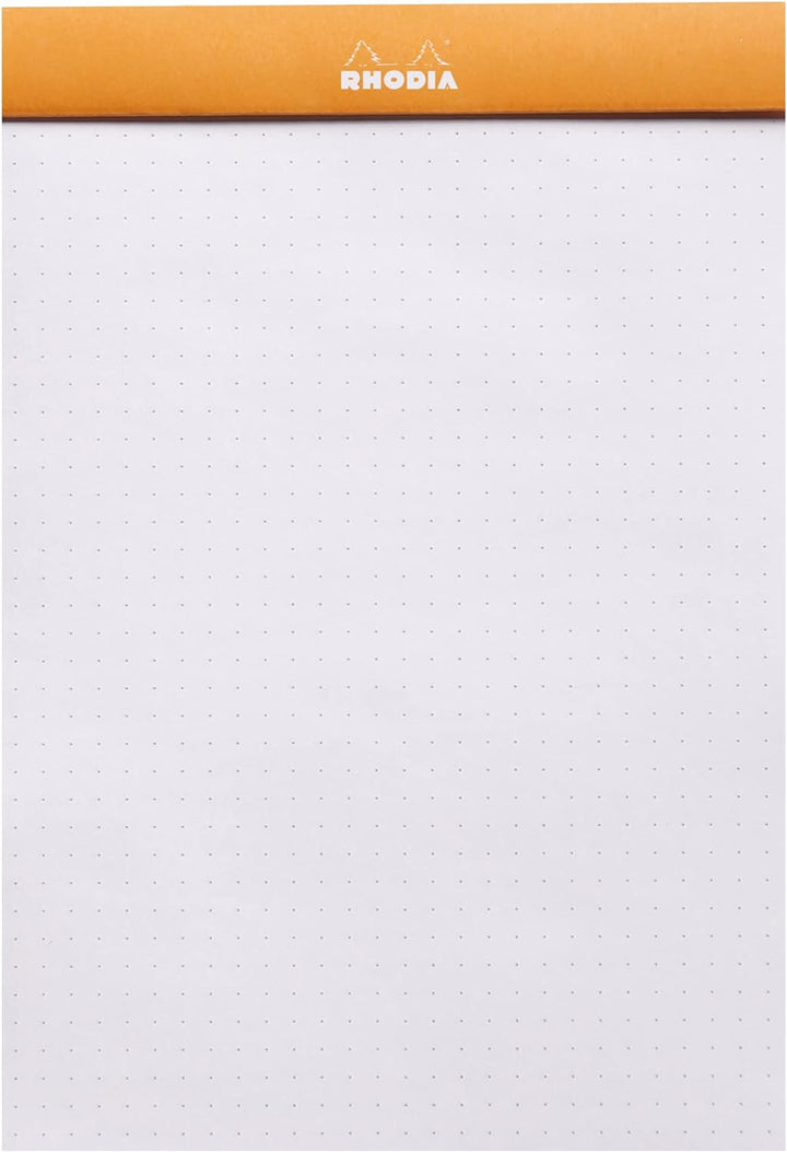 Rhodia 16558C - Packung mit 10 Notizblöcken No.16, DIN A5 80 Blätter Dot-Lineatur 80g, Orange, 1 Pac