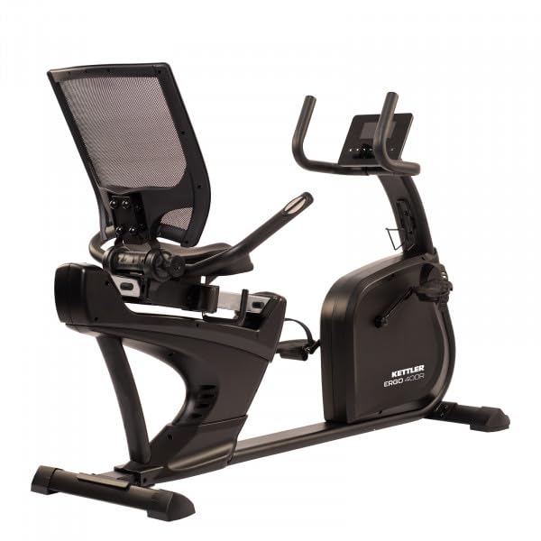 KETTLER Liegeergometer, 173x67x112 cm, 150 kg Maximalgewicht, Magnetbremse, LCD-Display, Transportro