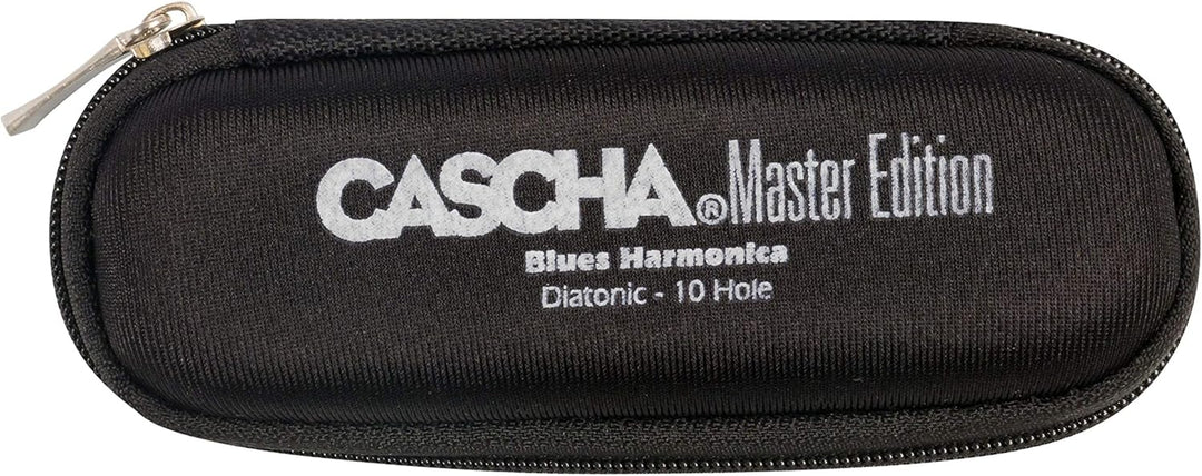 Master Edition Blues Harmonica in A (incl. soft case and cleaning cloth)