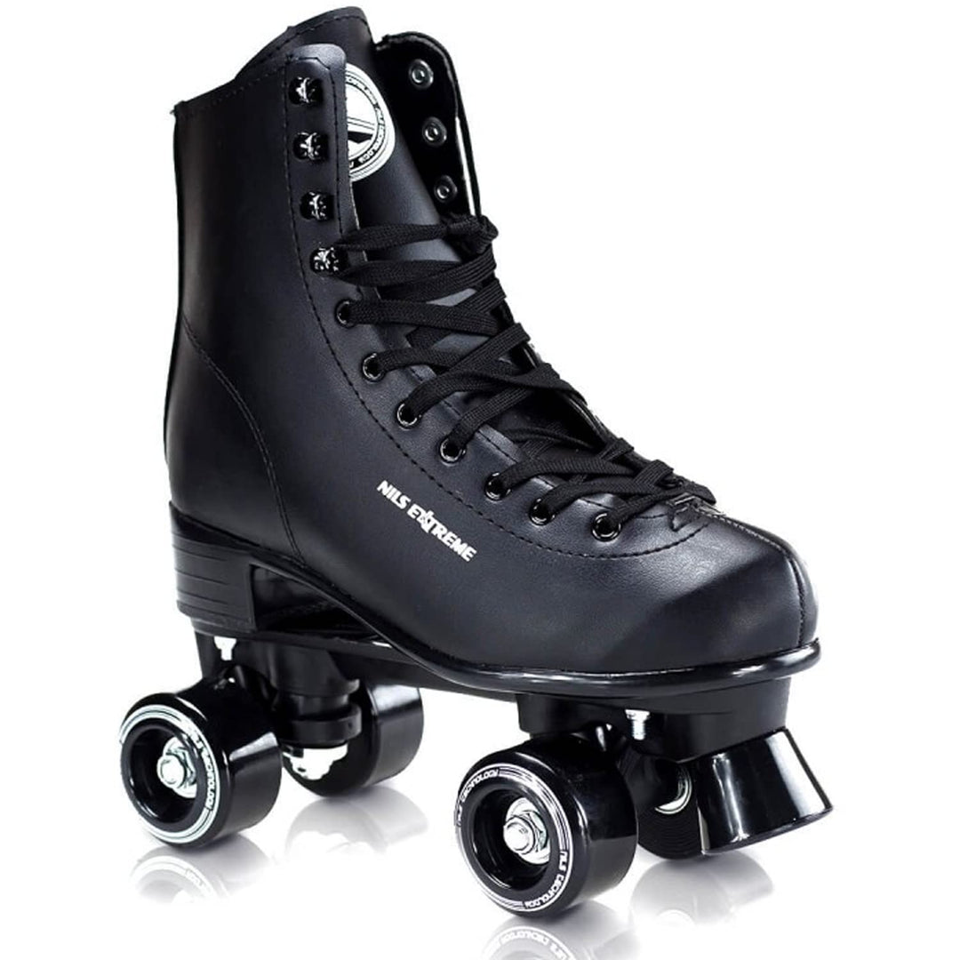 Nils Extreme NQ8400S - Rollschuhe für Damen, Mädchen und Kinder - Quad Roller aus Kunstleder - Disco