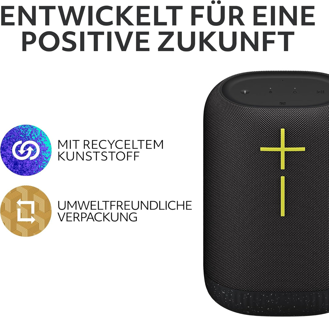 Ultimate Ears EPICBOOM, mobiler kabelloser Bluetooth-Lautsprecher, satte Bässe, immersiver 360-Grad-